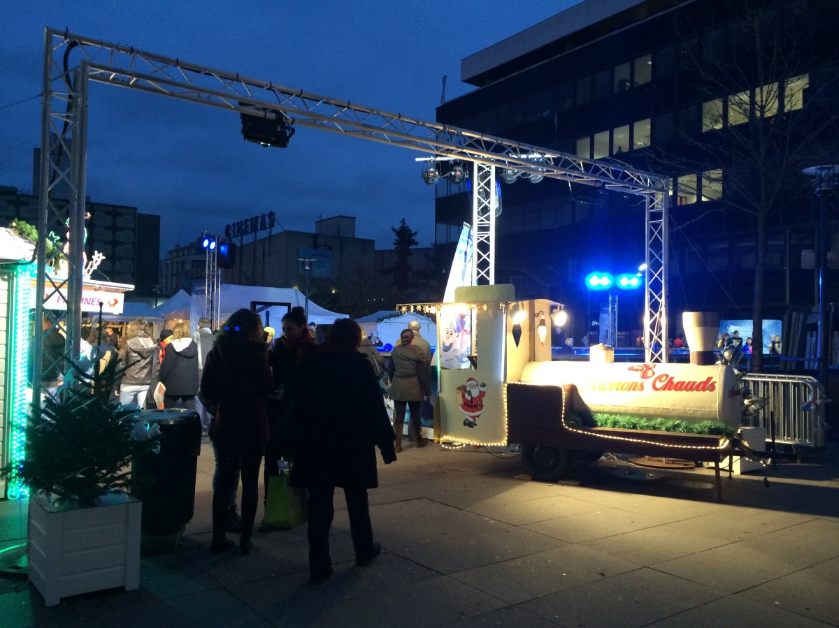 La locomotive du marché de Noël de Rennes