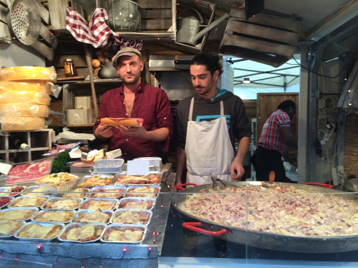 L'incontournable tartiflette du marché de noël