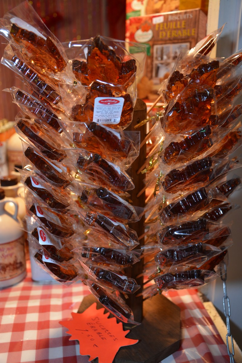 Sucette au sirop d'érable