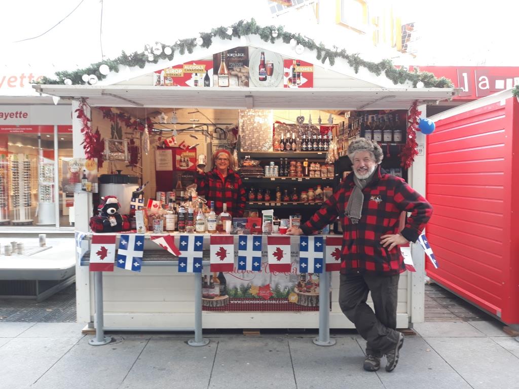 epicerie canadienne au marche de noël de rennes